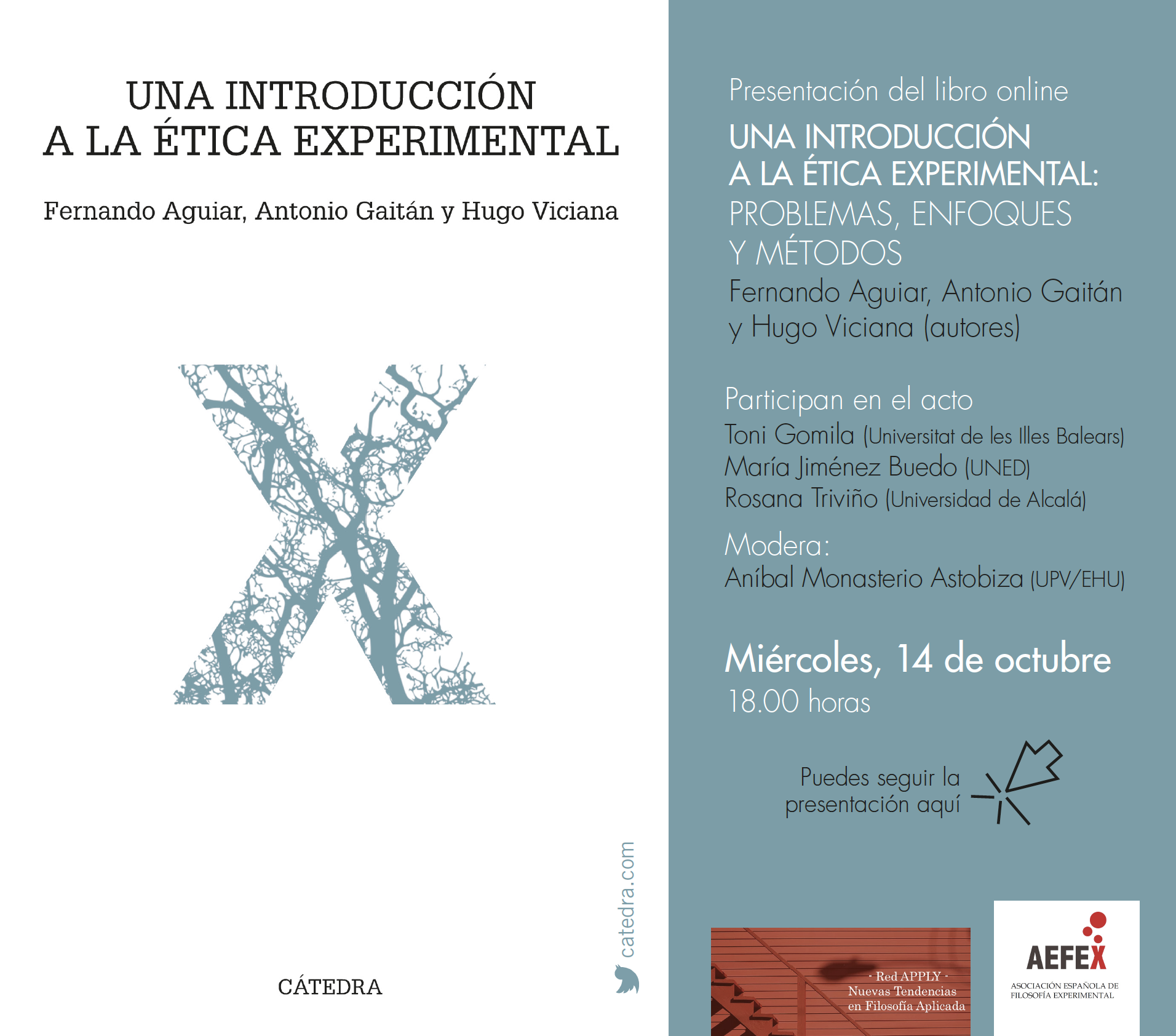 Presentación del libro <em>Una Introducción a la Ética Experimental</em>