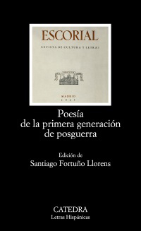 Poesía de la primera generación de posguerra